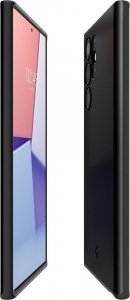 Spigen Etui Braders Spigen Thin Fit do Galaxy S22 Ultra Black 7