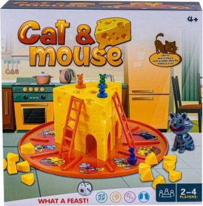 DK Rodzinna Gra KOT I MYSZY Złap Ser, Drabinki, Cat & Mouse 7
