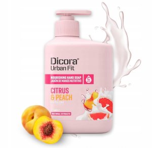 Dicora Urban Fit Mydło do rąk z witaminą C, owocami cytrusowymi i brzoskwinią (500 ml) 3