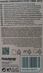 Dicora Urban Fit Mydło do rąk z witaminą C, owocami cytrusowymi i brzoskwinią (500 ml) 5