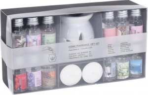 H&S Decoration Komplet zapachowy biały KOMINEK z olejkami świece 2