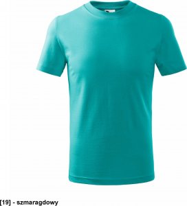MALFINI Basic 138 - ADLER - Koszulka dziecięca, 160 g/m2 - szmaragdowy 134 cm/8 lat 1
