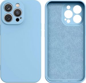 Hurtel Silicone case etui iPhone 13 Pro Max silikonowy pokrowiec jasnoniebieskie 1