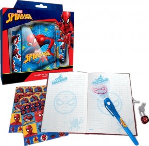 Euroswan Pamiętnik sekretnik Spiderman +magiczny długopis 1
