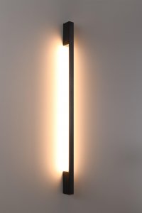 Kinkiet Thoro Ścienna lampa nowoczesna Sappo LED 20W do salonu czarna 1