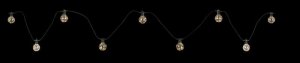 Globo Łańcuch ze światełkami 7,5m 10 LED 4,2W IP44 ciepła 6