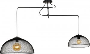 Lampa wisząca MAXlight 2-płomienny żyrandol czarny CONCEPT P0455 metalowa lampa do salonu 1