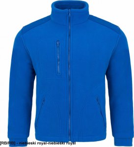 JHK FLRA 340 - bluza polarowa unisex, gruba posiada bardzo dobre właściwości cieplne - czarno-niebieski royal S 1