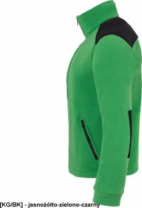 JHK FLRA 340 - bluza polarowa unisex, gruba posiada bardzo dobre właściwości cieplne - pomarańczowo-czarny 2XL 38