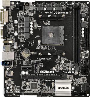 Płyta główna ASRock A320M-HDV (90-MXB3T0-A0UAYZ) 2