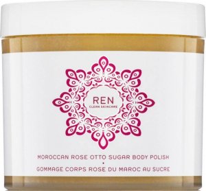 Ren Clean Skincare Moroccan Rose Otto Sugar Body Polish odżywczy peeling do ciała z olejkiem różanym 330ml 1