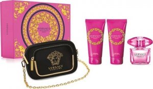 Versace Versace Bright Crystal Absolu zestaw woda perfumowana spray 90ml +  balsam do ciała 100ml + żel pod prysznic 100ml + torebka 1