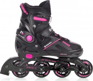 Rolki RAVEN Pulse rekreacyjne regulowane różowe r. 37-40 3