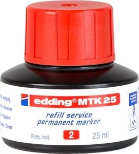 Edding Tusz do uzupełniania markerów permanentnych e-MTK 25 EDDING, czerwony 1