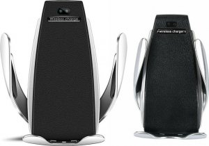 Alogy Uchwyt samochodowy automatyczny Ładowarka indukcyjna QI Alogy S5 10W + Ładowarka USB - USB-C 2
