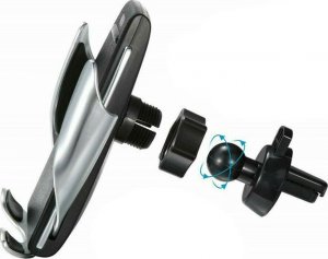 Alogy Uchwyt samochodowy automatyczny Ładowarka indukcyjna QI Alogy S5 10W + Ładowarka USB - USB-C 3