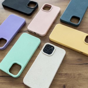 Hurtel Eco Case etui iPhone 14 Plus silikonowy degradowalny pokrowiec różowe 7