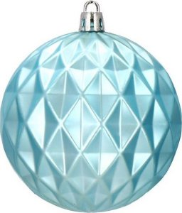 Springos Bombki choinkowe 30 szt. niebieski 8cm zestaw choinkowy UNIWERSALNY 8