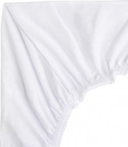 Sensillo PRZEŚCIERADŁO KOŁYSKA BAMBUS BIAŁY 40X90 3