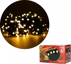 Lampki choinkowe VITALUX Lampki choinkowe kulki 200 LED 8W barwa ciepła + zimny flash 15m zewnętrzne BLWZ02-5 VITALUX 1