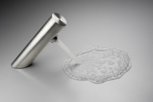 Bateria umywalkowa Deante stojąca stal nierdzewna (BQR F28V) 5