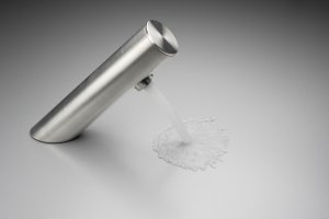 Bateria umywalkowa Deante stojąca stal nierdzewna (BQR F28V) 6