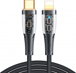 Kabel USB Joyroom USB-C - Lightning 1.2 m Czarny (JYR572) 2