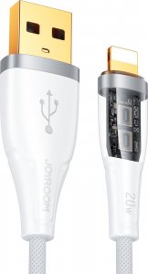 Kabel USB Joyroom USB-C - Lightning 1.2 m Biały (JYR571) 1
