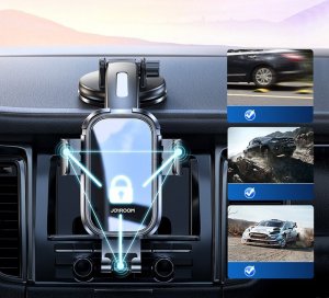 Joyroom Joyroom grawitacyjny uchwyt samochodowy na deskę rozdzielczą szary (JR-ZS310) 3