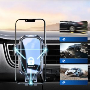 Joyroom Joyroom grawitacyjny uchwyt samochodowy na kratkę wentylacyjną nawiew szary (JR-ZS310) 3