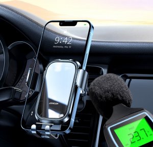 Joyroom Joyroom grawitacyjny uchwyt samochodowy na kratkę wentylacyjną nawiew szary (JR-ZS310) 6