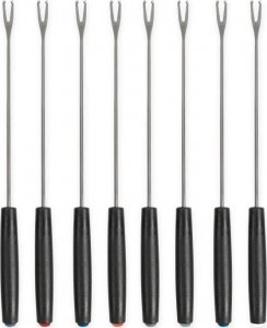 Livoo LIVOO DOC264 Elektryczna maszyna do fondue 1000W - 1,8L - W zestawie 8 widelców i kolnierza do fondue - Regulowany termostat - Stal nierdzewna 3