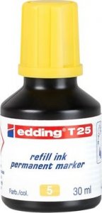 Edding Tusz do uzupełniania markerów permanentnych e-t25 żółty 1