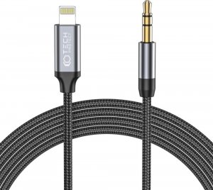 Kabel USB Tech-Protect Lightning - mini Jack 3.5 mm 1 m Czarny (9490713929087) 1