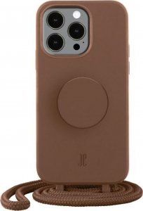 Just Elegance Etui JE PopGrip iPhone 14 Pro 6.1" brązowy/brown sugar 30147 (Just Elegance) 1