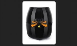 Frytkownica beztłuszczowa Air Fryer-Mechanical dual pot 1500W 3.5L Black（Offine） VDE/Hayden 5