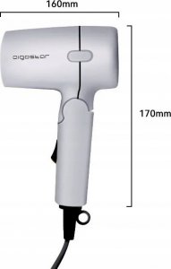 Suszarka travel hair Dryer 1200W Dark Gray （offine）VDE/Gale 3