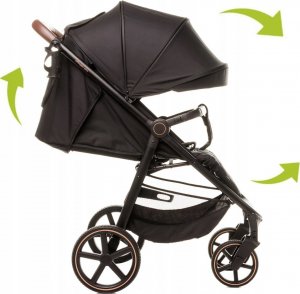 Wózek 4Baby Wózek spacerowy Stinger Pro black 4baby 10