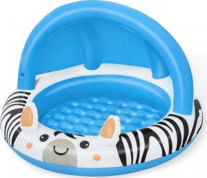 Bestway Basenik dmuchany z daszkiem i pompowanym dnem Zebra 97cm x 66cm (52559) 2