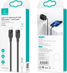 Kabel USB Usams USB-C - Lightning 1.2 m Czarny (brak) 11