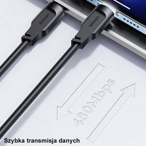 Kabel USB Usams USB-C - Lightning 1.2 m Czarny (brak) 29