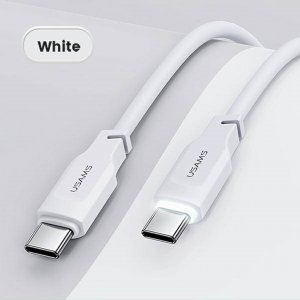 Kabel USB Usams USB-C - USB-C 1.2 m Biały (brak) 3