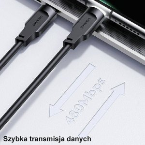 Kabel USB Usams USB-C - USB-C 1.2 m Biały (brak) 31