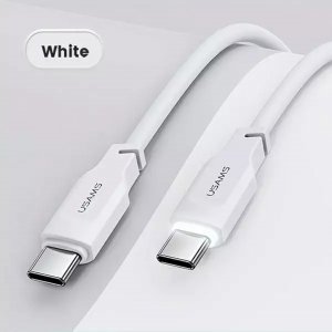 Kabel USB Usams USB-C - USB-C 1.2 m Biały (brak) 39