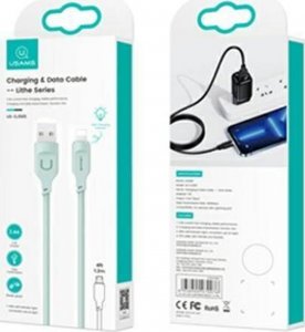 Kabel USB Usams USB-A - Lightning 1.2 m Zielony (brak) 16