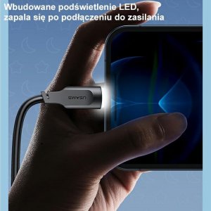 Kabel USB Usams USB-A - Lightning 1.2 m Zielony (brak) 4