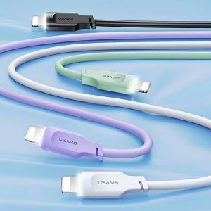 Kabel USB Usams USB-A - Lightning 1.2 m Zielony (brak) 10
