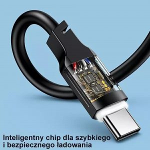 Kabel USB Usams USB-C - USB-C 1.2 m Czarny (brak) 14