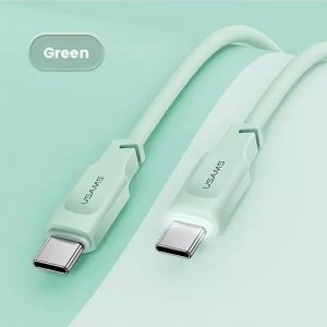 Kabel USB Usams USB-C - USB-C 1.2 m Zielony (brak) 17