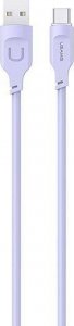 Kabel USB Usams USB-A - USB-C 1.2 m Fioletowy (brak) 25